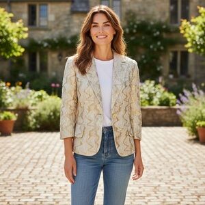 Harve Benard Blazer Single Button Front Size 10